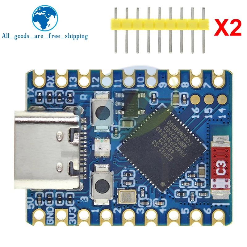 TZT 1/5PCS ESP32-S3-Zero Mini Development Board WiFi Bluetooth Ultra-small Size ESP32 C3 S3 ESP 32