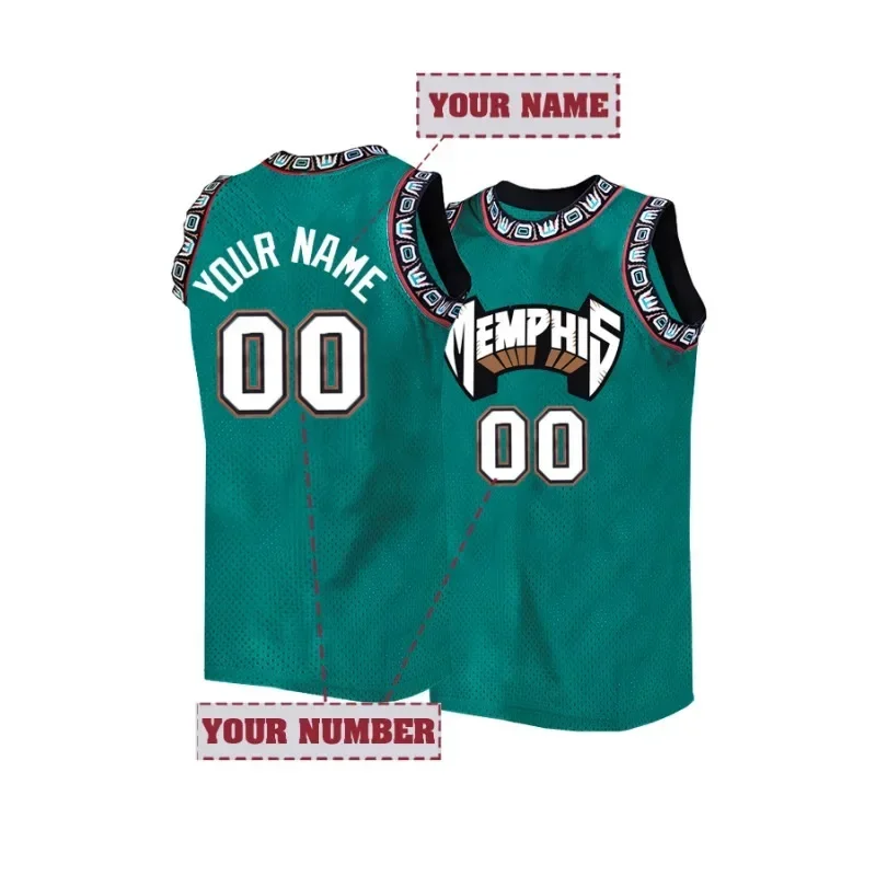 Custom Men's Basketball Jersey Memphis 