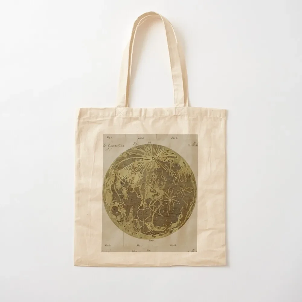 

Vintage Lunar Map Tote Bag eco bag folding shopper bags Bag