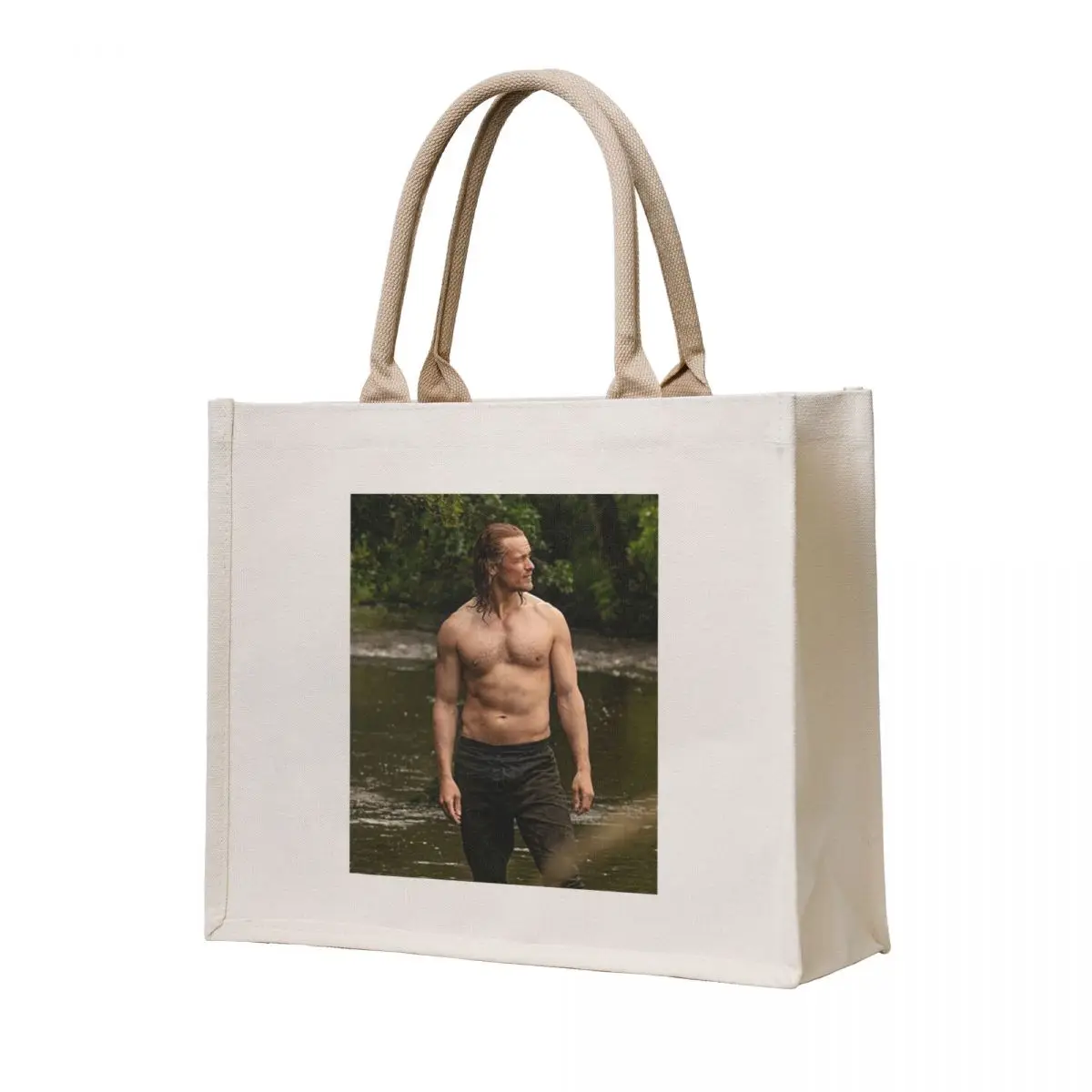 

Sam heughan shirtless Tote Bag shopper bag women tote bags men handbag the tote bag