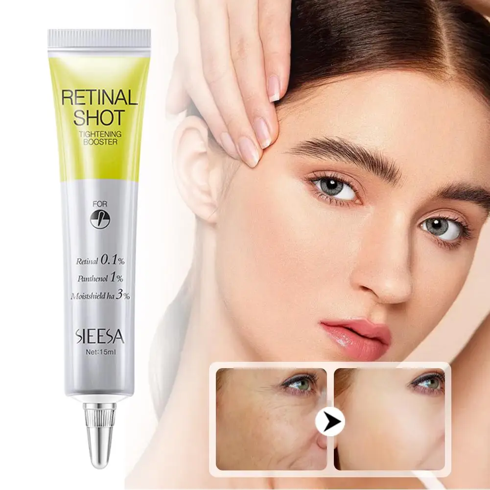Retinal Shot Lift & Firming Facial Serum with 0.1% Retinal,1% Panthenol & Hyaluronic Acid, Helps Skin Look Firmer & Smoother