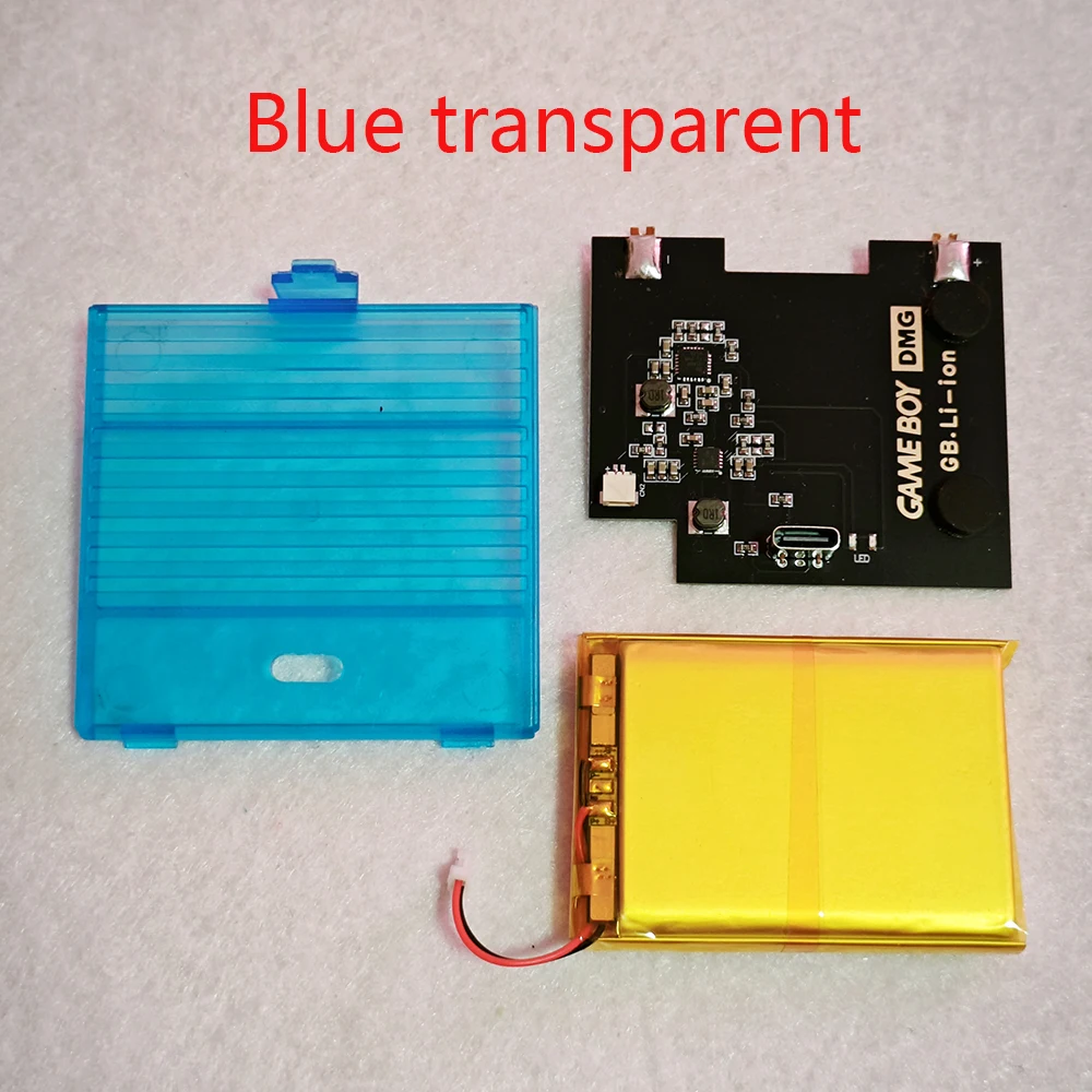 2500mAh Rechargeable Lithium Battery For GameBoy DMG GB charging Module Support high brightness