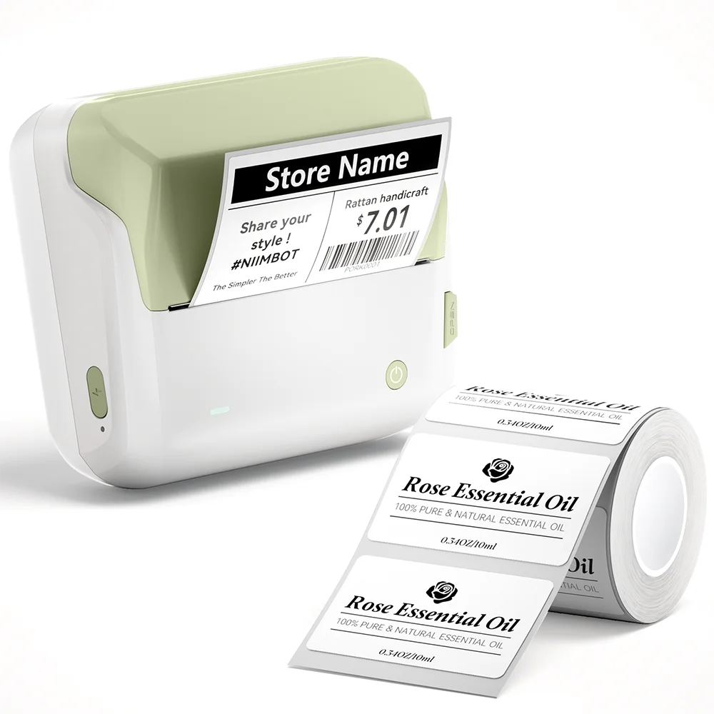 Niimbot B4 Thermische Labelprinter Groot Formaat 20-110mm Printbreedte Label Sticker Machine Verzendlabel Zakelijk Kantoorgebruik - afbeelding 1