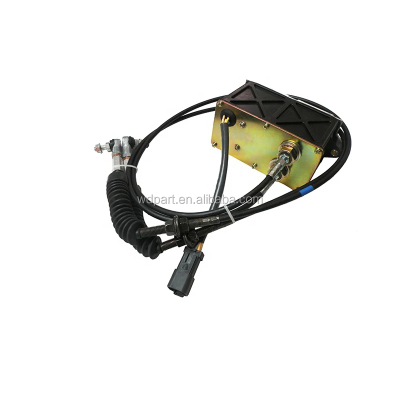 247-5227 2475227 Round Throttle Motor with Double Cable Round Plug 5 Pins for Caterpillar 312 E312 E312A Excavator