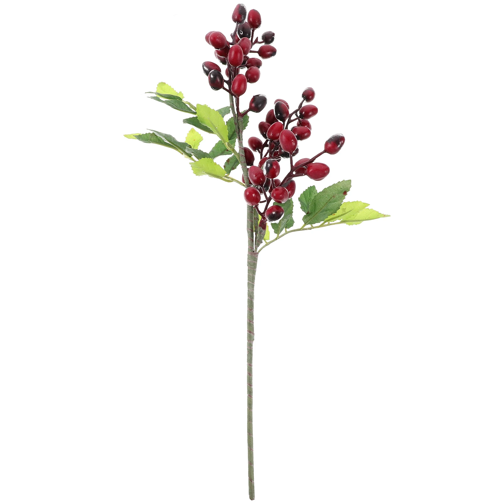 

Artificial Flower Decoration Red Berries Stems Fake Flowers Wreath Berry Faux Branches Plastic Picks