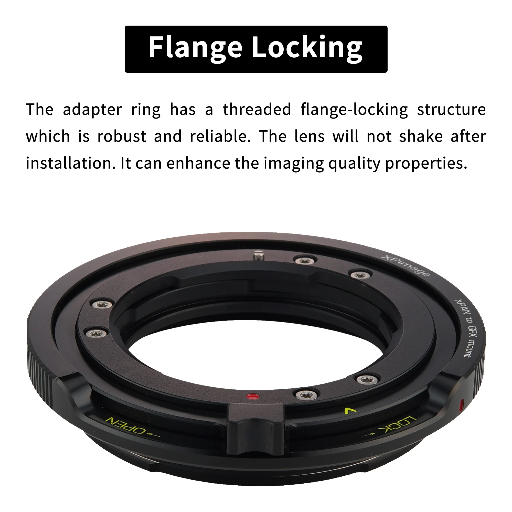 XPIMAGE XPAN to GFX Lens Mount Adapter Ring Compatible with Hasselblad XPAN Lens for Fuji GFX Cameras GFX50 GFX100