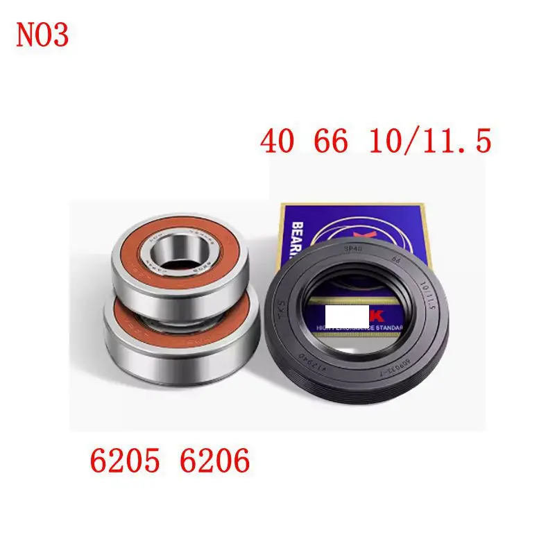 For Haier drum washing machine Water seal and bearings 6203 6204 6205 6206 6207 6305 6306 6307 Oil seal Sealing ring parts