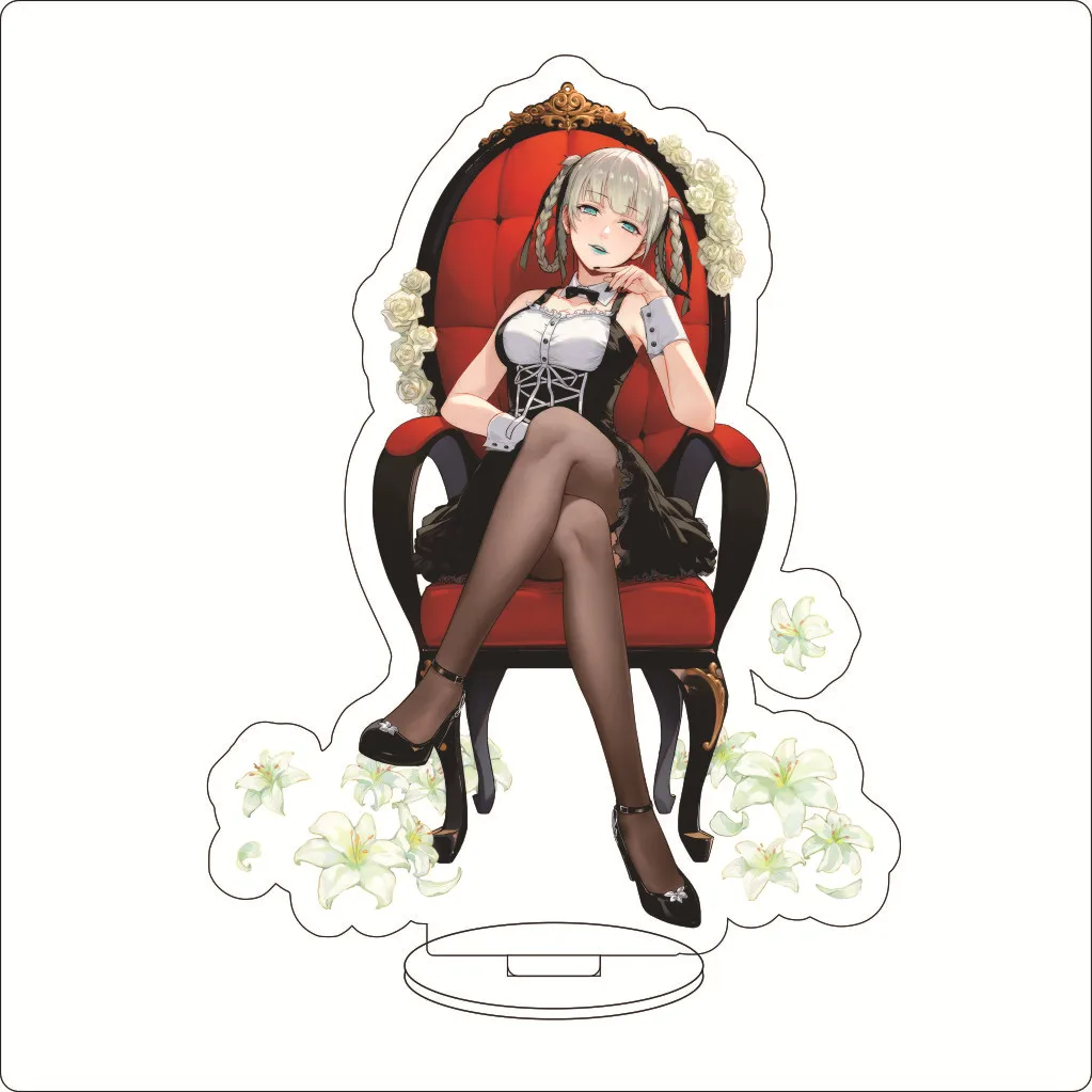 16CM Anime Kakegurui‌ Jabami Yumeko Saotome Meari Momobami Kirari Ikishima Midari Cos Acrylic Figure Stand Gifts Ornaments - view 2