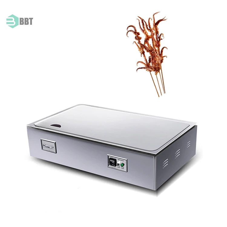 Embedded Commercial Stainless Steel Rectangular Electric Bbq Griddle Grill Teppanyaki