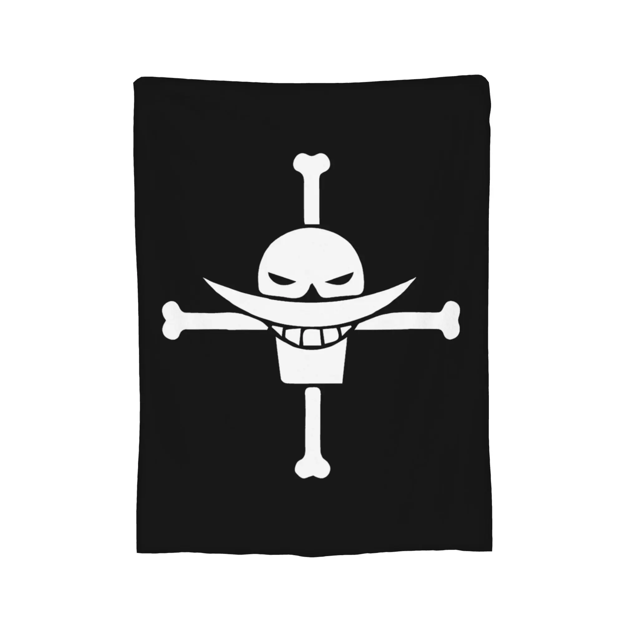 Whitebeard Pirate Flag Ones Pieces Blanket Fleece Autumn/Winter  Breathable Super Warm Throw Blankets for Home Couch Bedspreads