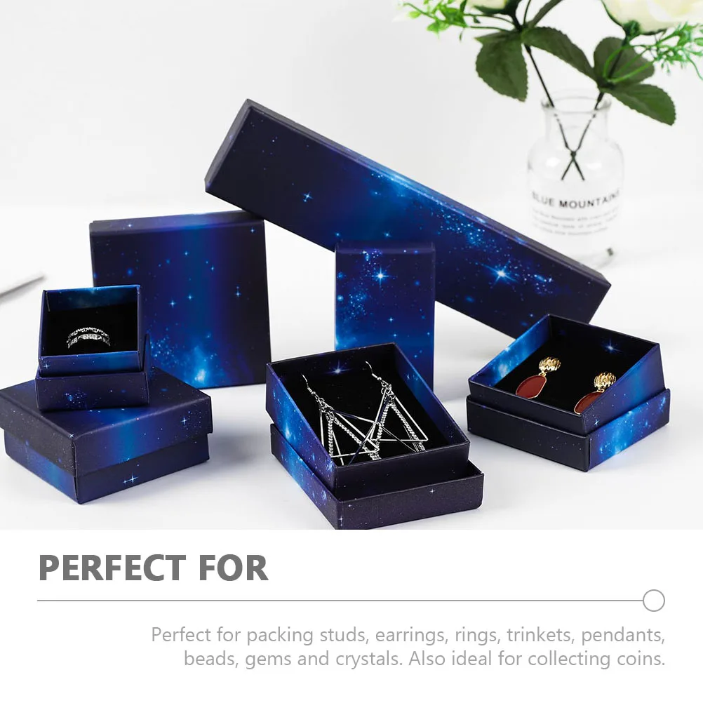 

6 Pcs Jewelry Box Gift for Daughter Bracelet Packaging Small Boxes Jewellery Rectangle Wife Cardboard