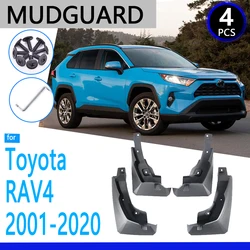 Mudguards for Toyota RAV4 RAV 4 XA20 20 XA30 30 XA40 40 XA50 50 2001~2020  Car Accessories Mudflap Fender Auto Replacement Parts