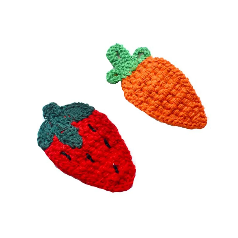 

6Pcs Fruit Hair Clips Elegant Hair Bobby Pins Styling Girl Headdress Accessories Strawberry Carrot Watermelon Grapefruit Avocado