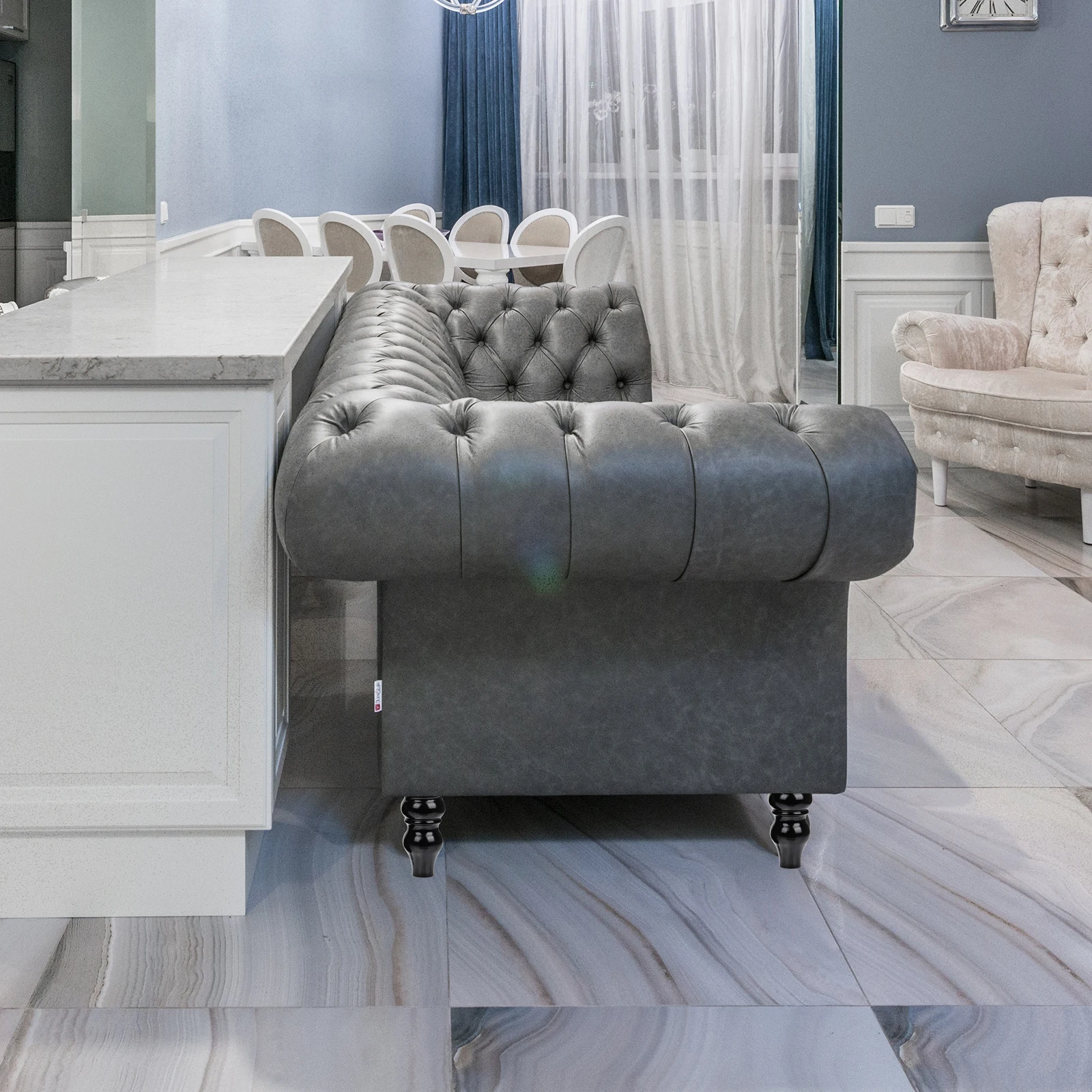 

4Pcs Wooden Sofa Legs Furniture Feet Decorative Replacement for Table Cabinet Bed Couch 120mm Short Table Legs