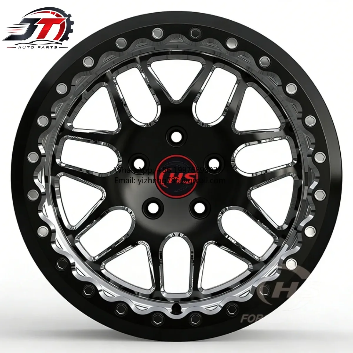 JT GZD Cheap Price Offroad Wheels Made in China Best Selling Aluminum Alloy Forged Wheels Beadlock Polished Deep Lip Car Rims Ra