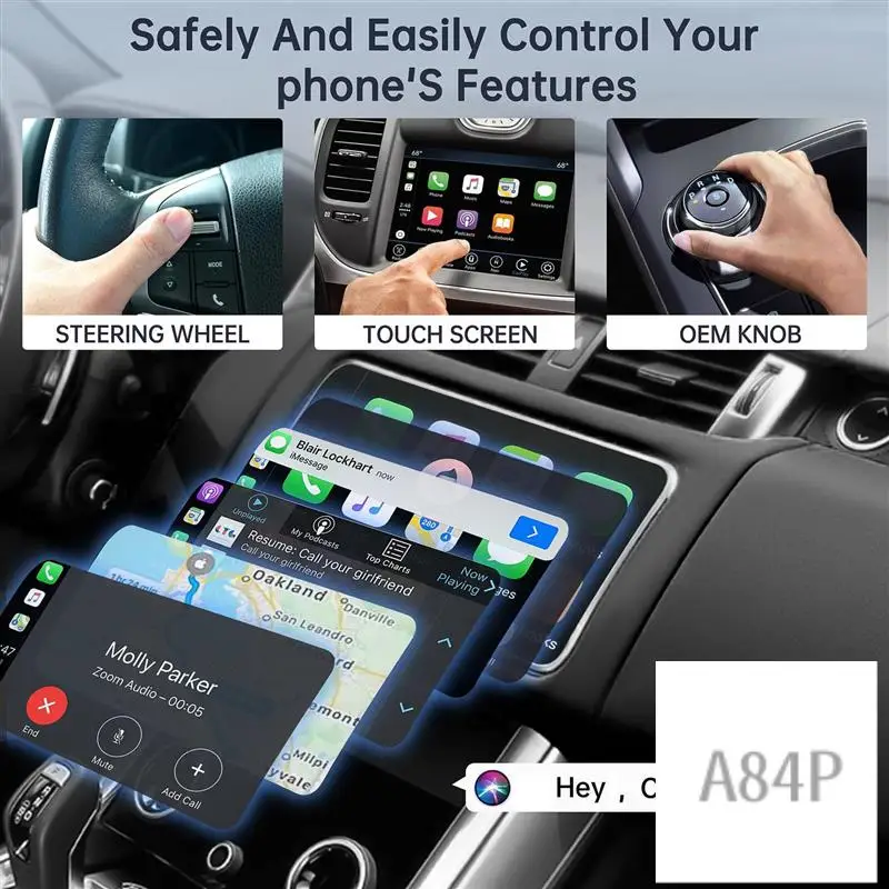

Беспроводной адаптер Carplay для 5 ГГц Wi-Fi с автоматическим подключением Bluetooth-адаптер Carplay для OEM модели автомобиля 2015+