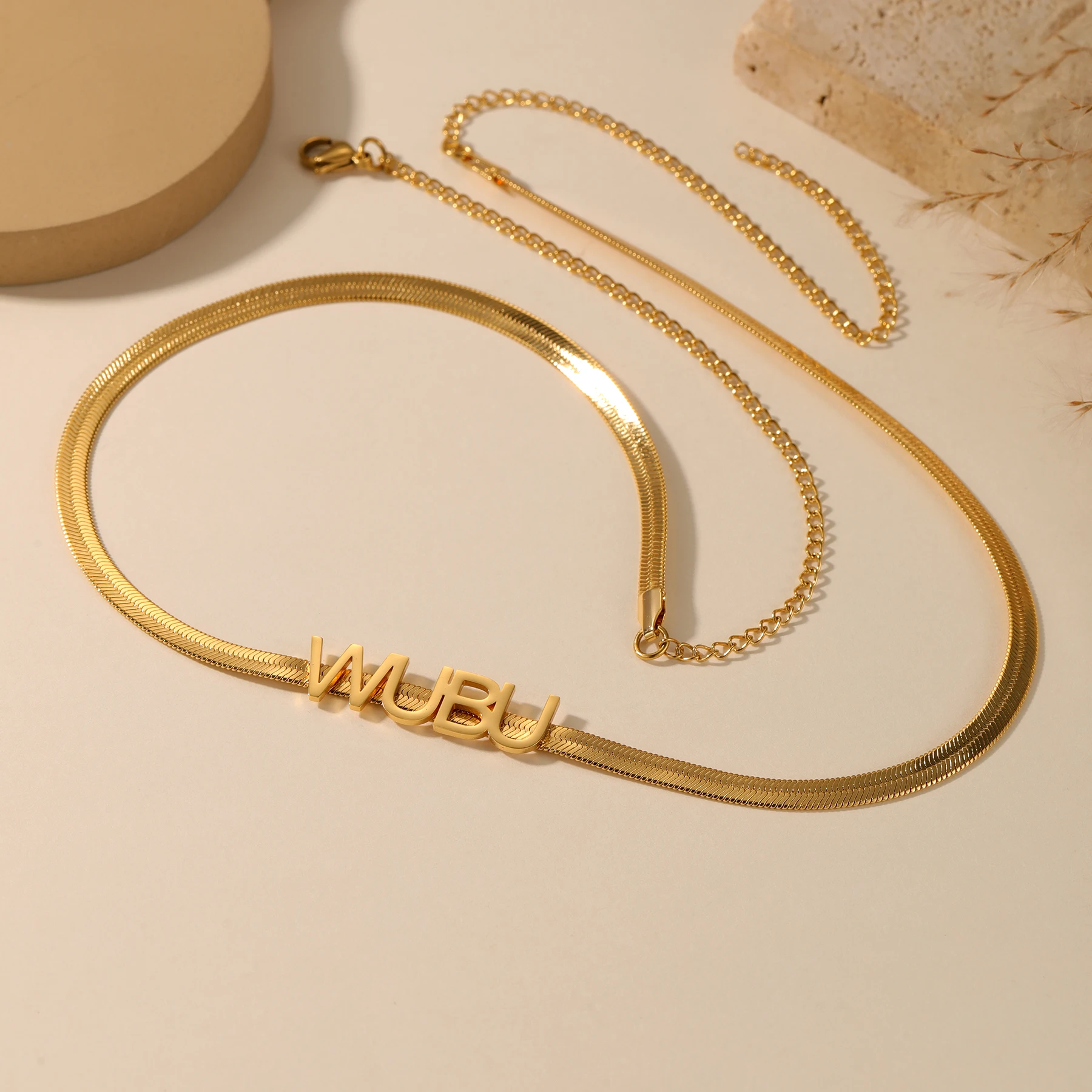 اسم شخصي سلسلة الخصر المثيرة 18K مطلية بالذهب سلسلة البطن الطبقات مع سحر مجوهرات من صلب لا يصدأ هدية لها