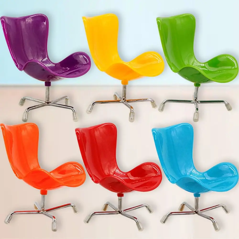 

Миниатюрная мебель, стулья для кукольного домика, стул для отдыха, имитация мини-стул, масштаб 1/6, стульчик для кормления, пластиковый стул-яйцо, детская игрушка