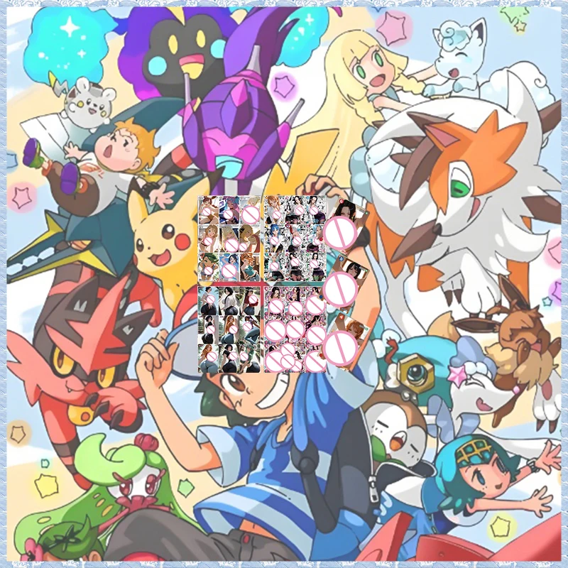 Japanese Anime One piece DIY ACG Yamato Nami Robin Hancock Uta Vivi Iono Lillie Mallow Cynthia Collectible Cards Birthday Gift