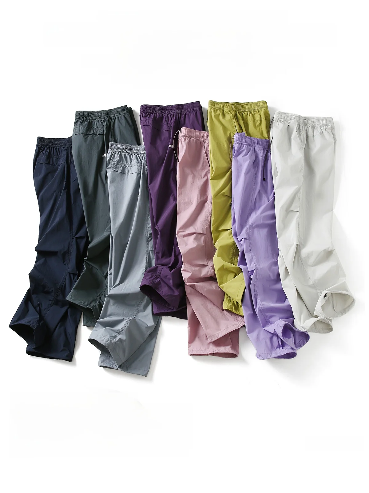 

Cool Feeling Breathable Outdoor Casual Paratrooper Pants Men's Workwear Long Trousers Couple Style Summer Resistant to Wear A...