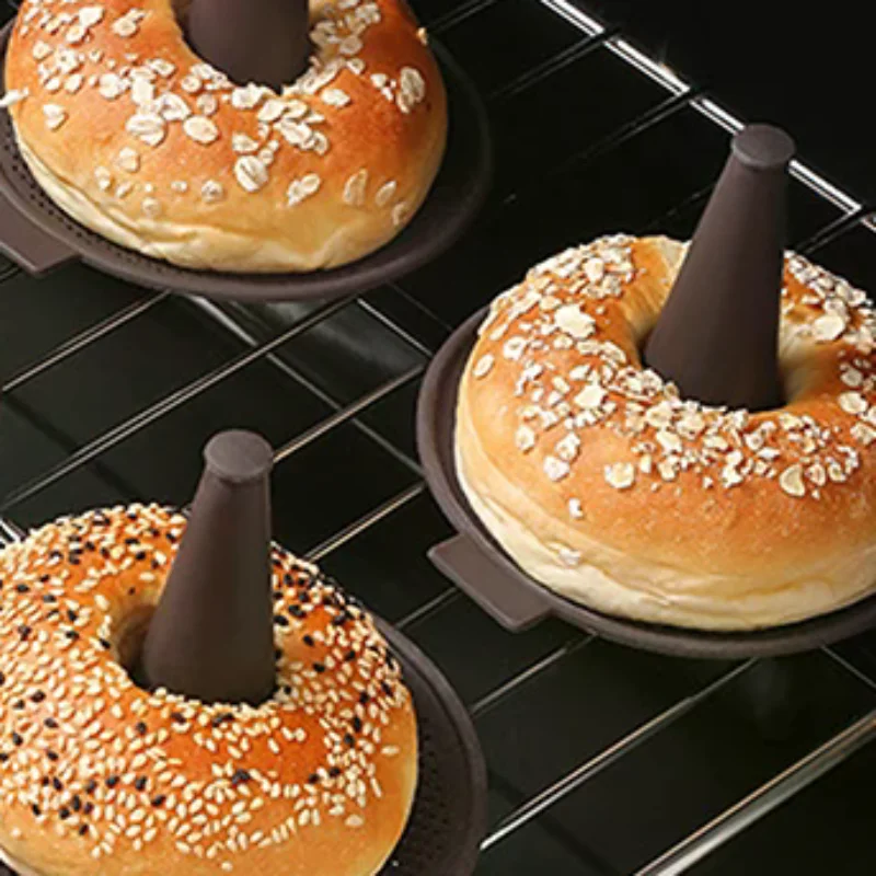 1Pc Doughnut Silicone Pan Set Bagel Molds Set Pastry Mold DIY Conical Shape Silicone Molds For Baking Donut Pans Kitchen Tool