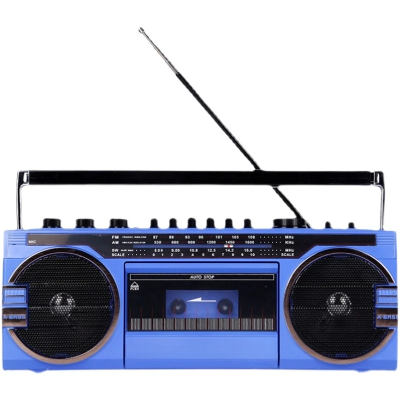 

Retro Tape Machine Cassette Machine Recorder Vintage Radio Bluetooth Speaker Portable Speaker