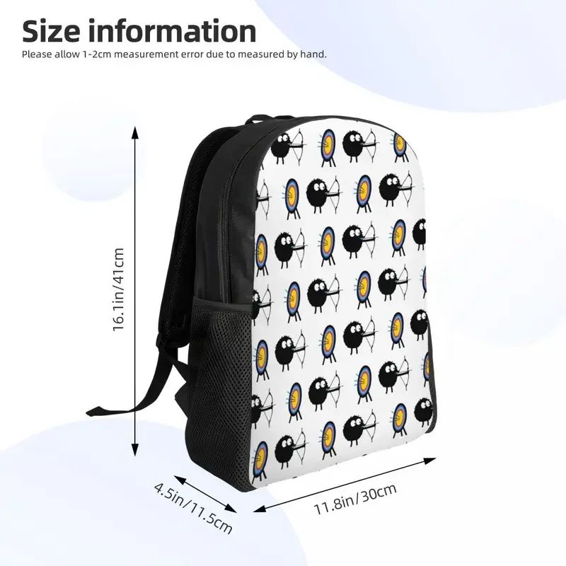 Mochila de viaje con diseño de arquería para hombre y mujer, morral escolar con diseño de arquería, caza, estudiante universitario