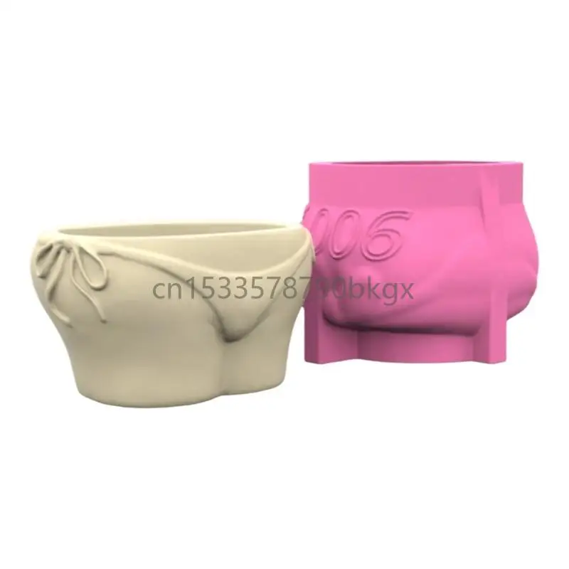 Artistic Silicone Cement Planter Molde