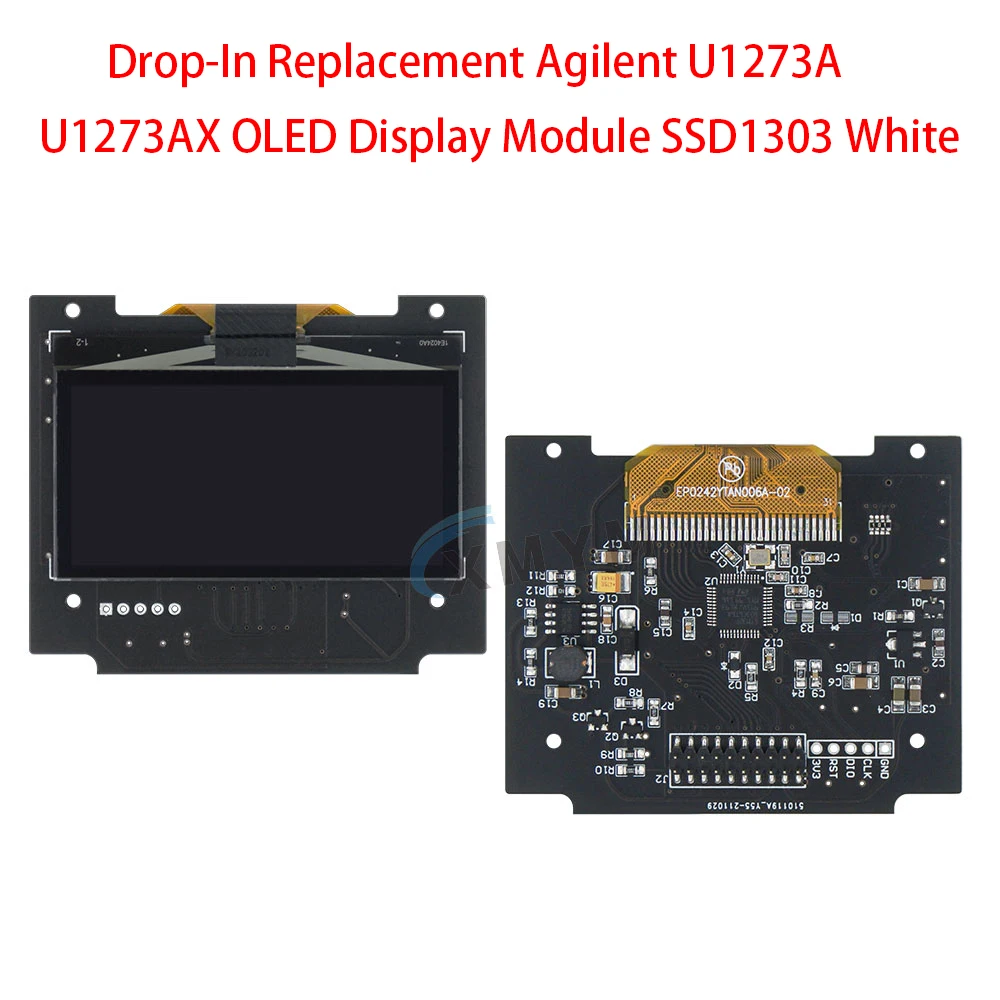 Drop-In Replacement Agilent U1273A U1273AX OLED Display Module SSD1303 White