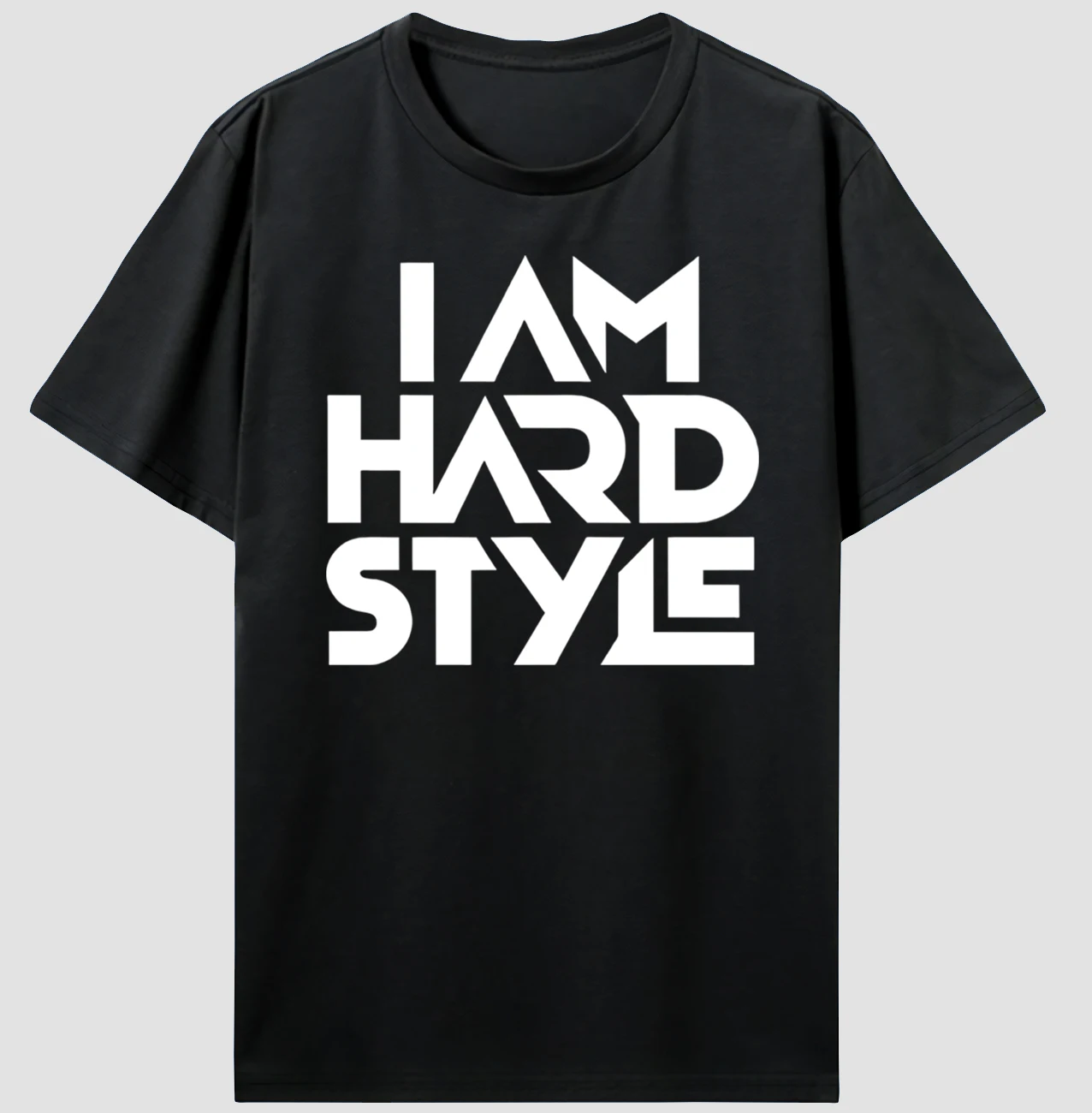 I Am Hardstyle Graphic Tee Hard Dance EDM Music Casual Short Sleeve T-Shirt for Festival Ravers