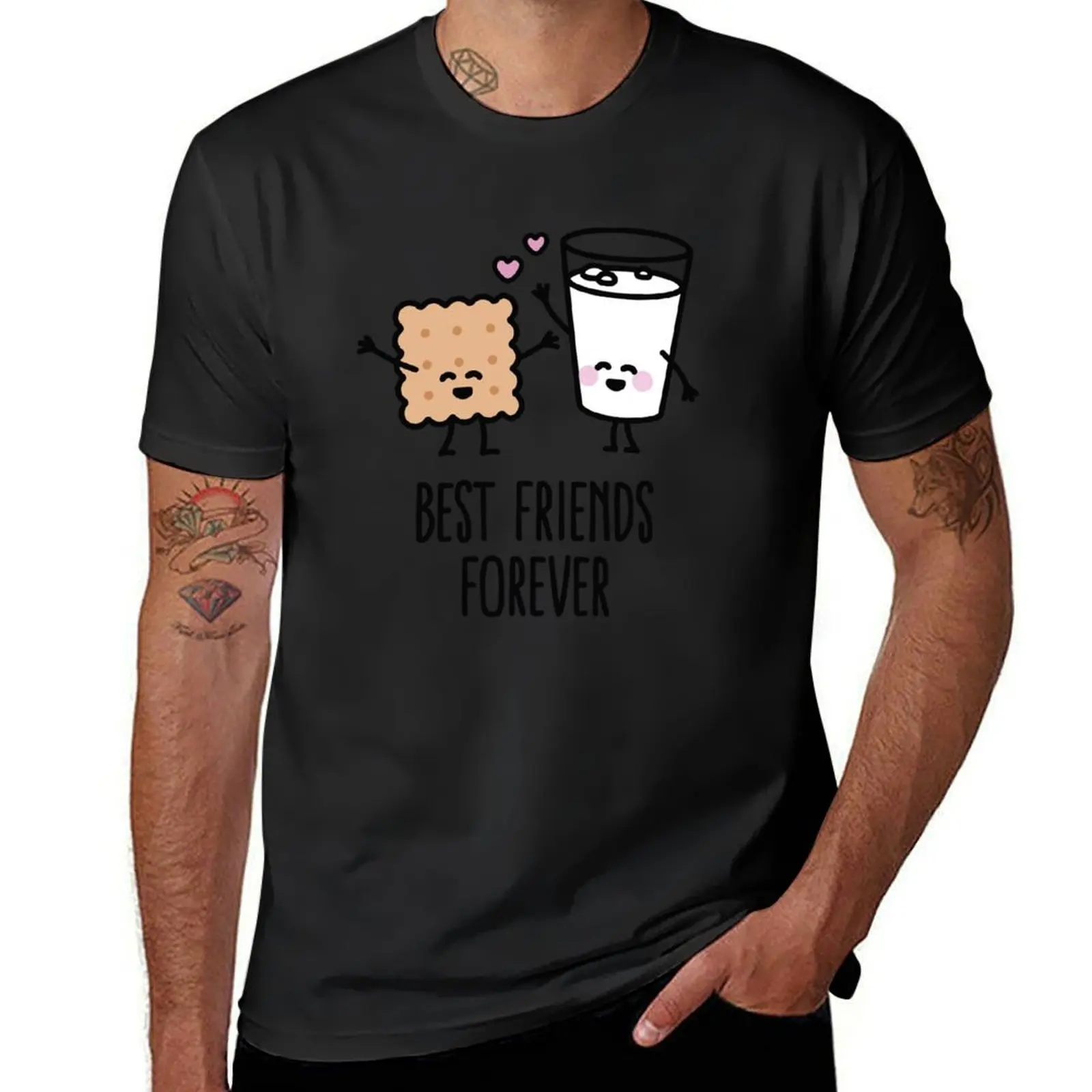 Best Friends Forever T-Shirt sports fans summer clothes customs design your own Aesthetic clothing mens t shirts casual stylish