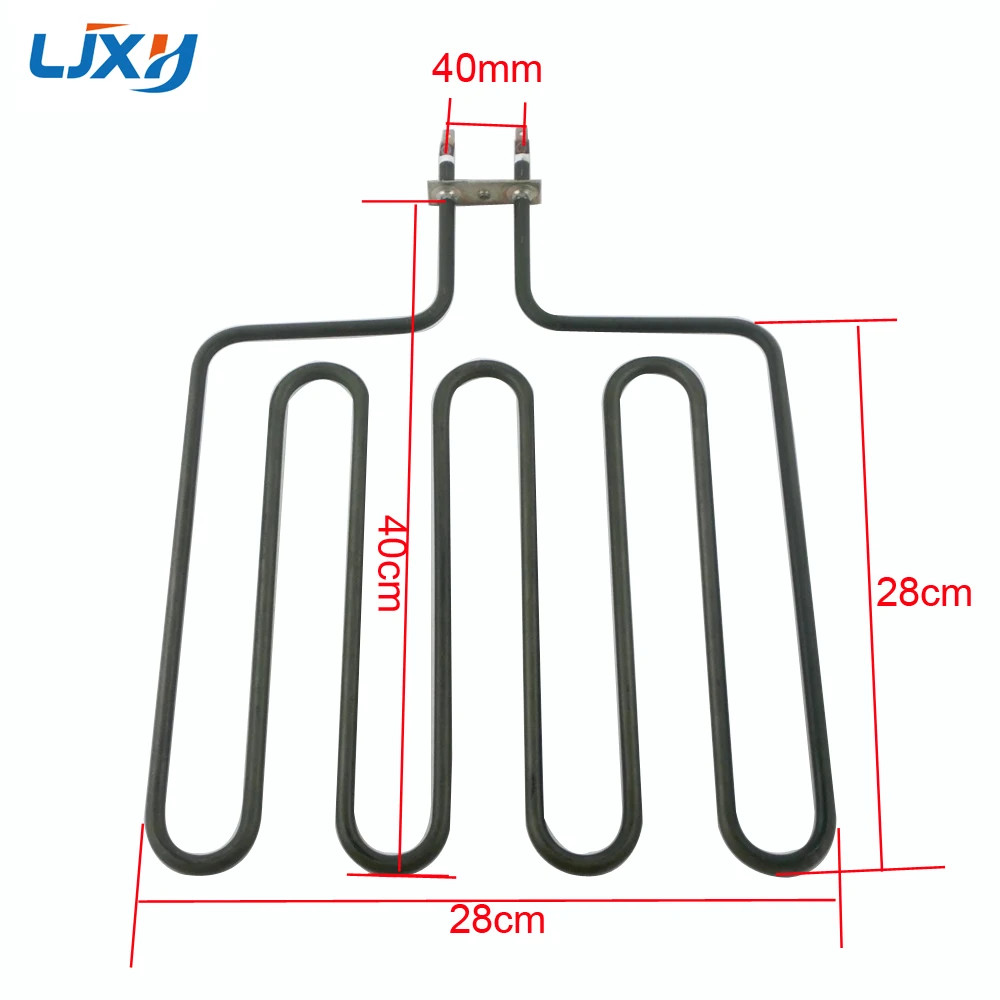 LJXH 4U 1.5KW 2KW Oven Heater Element Sauna Heating Element,304SUS with Coated Tubular Air Heater 4U 1.5KW 2KW