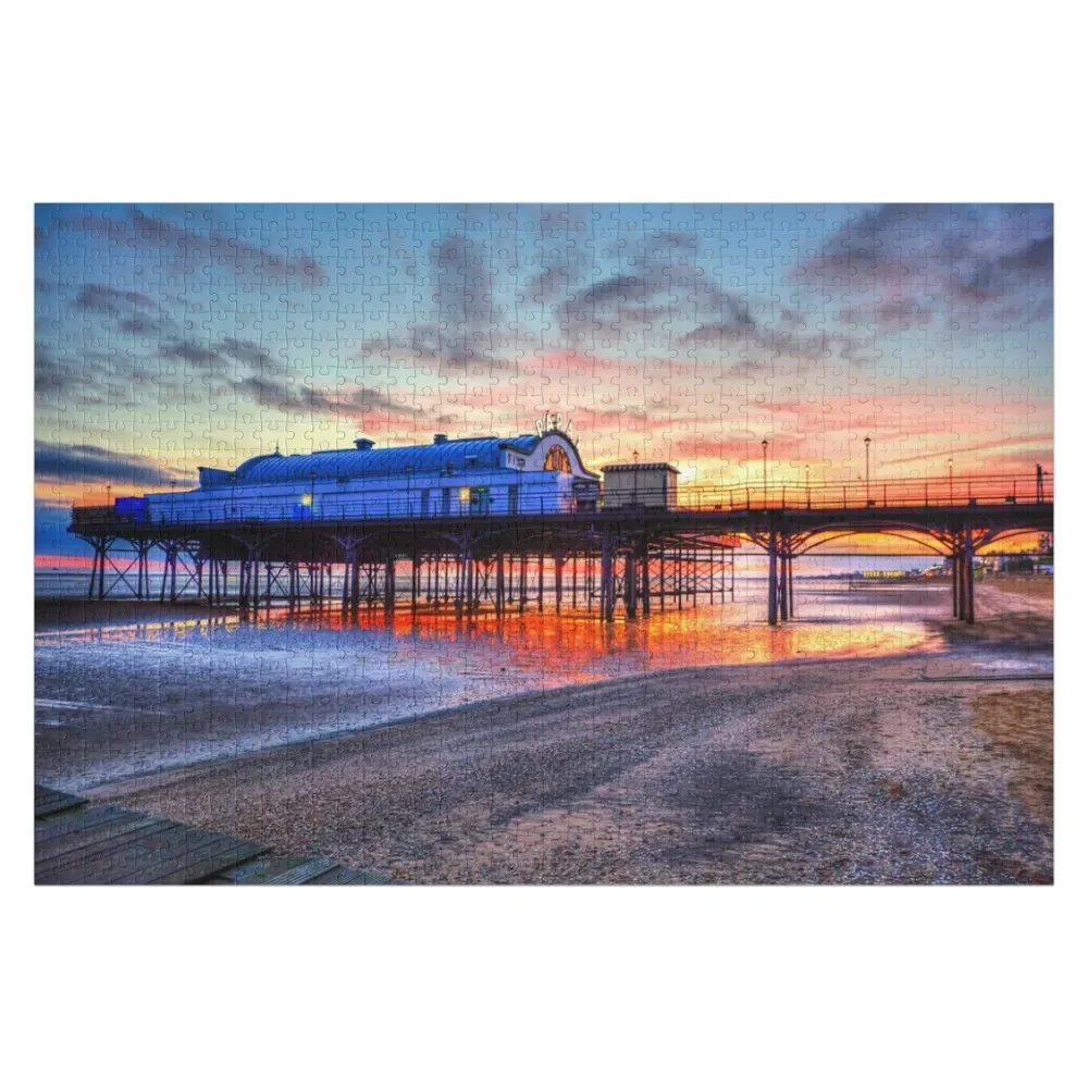 

Cleethorpes Pier Dramatic Sunrise Jigsaw Puzzle Scale Motors Customizeds For Kids Puzzle