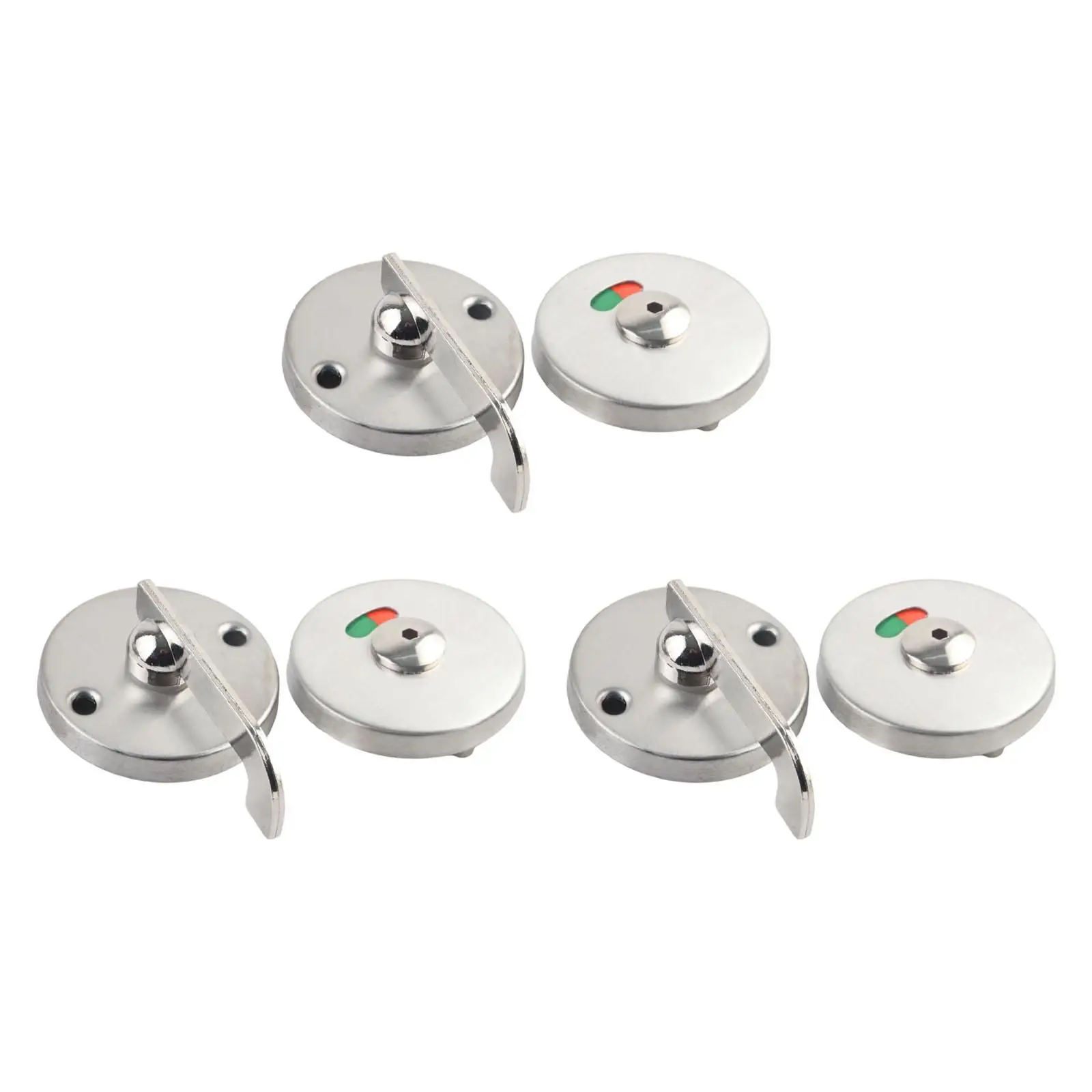 

3x индикатор для ванной комнаты, дверной замок для конфиденциальности, с индикатором присутствия, нержавеющая сталь, ручка, рычаг конфиденциальности, свободный замок для спортзала