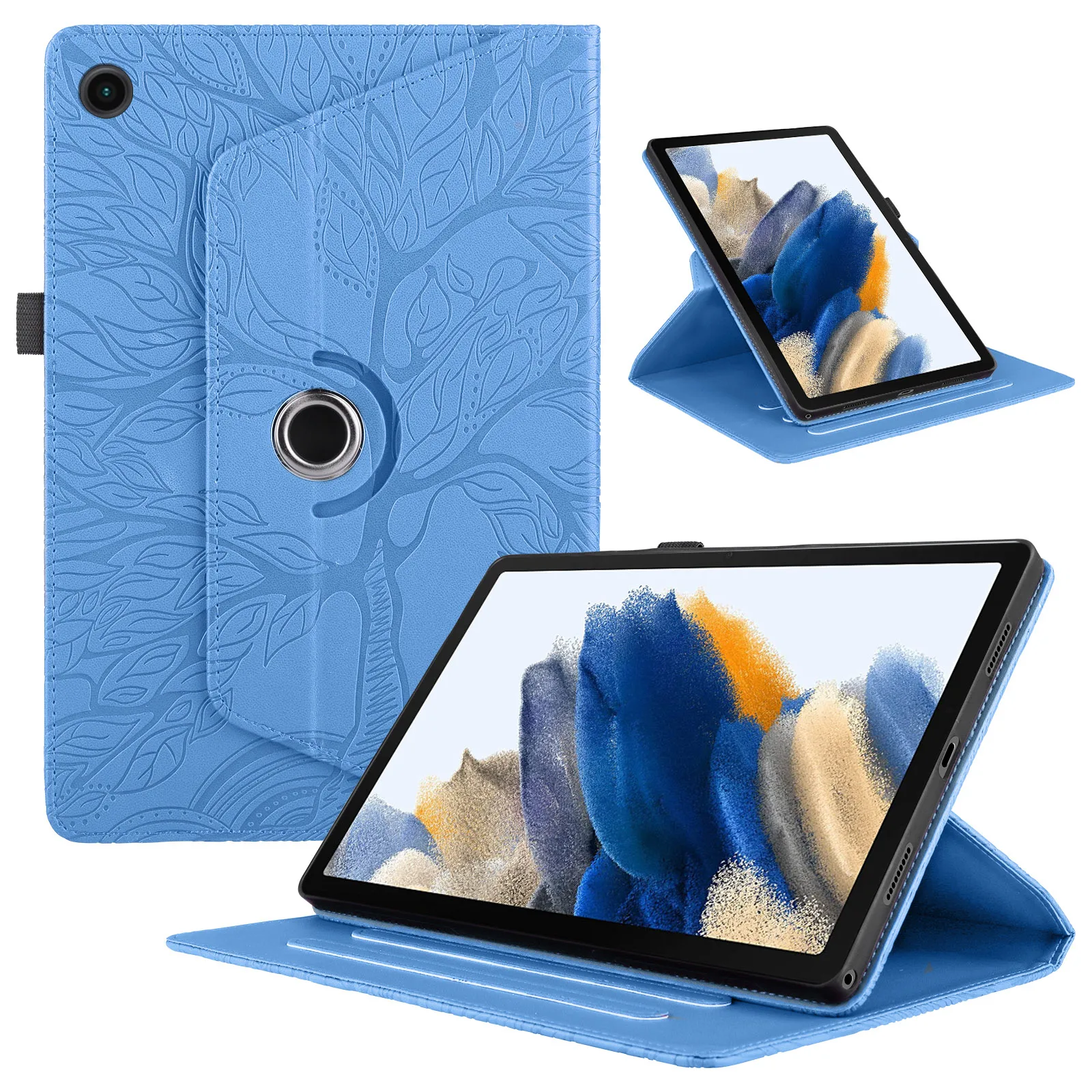 

Чехол для планшета с вращением на 360° для Samsung Galaxy Tab S10 Ultra S9 FE 10,9 дюйма, чехол Tab A9 Plus S9 S8 S7 11 S10Plus 12,4 дюйма Funda