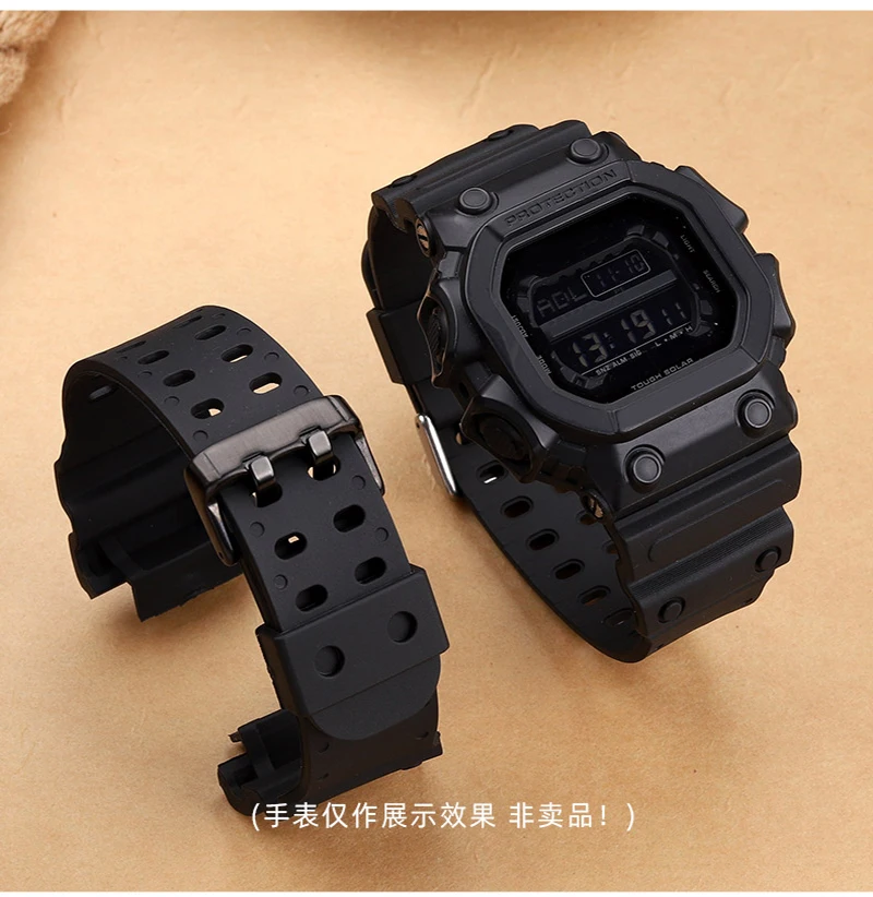 Para Casio Big G G-SHOCK GX-56BB cuadrado grande GXW-56 pulsera resina silicona correa de reloj accesorios impermeable correa de reloj para hombre