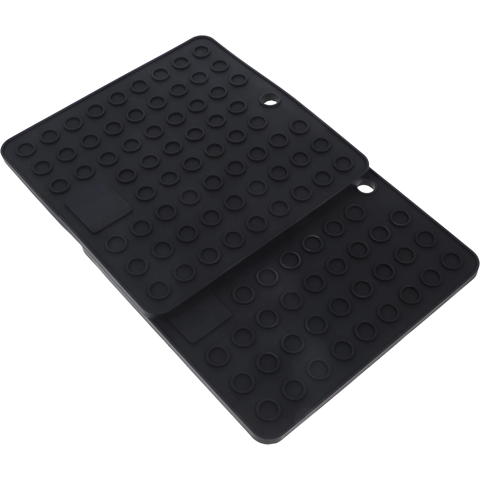 

2 Pcs Non-slip Heat Insulation Mat Resistant Mats for Countertop Appliance Silicone Place Table Draining Silica Gel