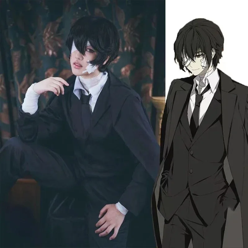 Anime BSD Nakahara Chuuya Dazai Osamu Cosplay Costumes Halloween Costumes for Women Role Playing Suit Uniform