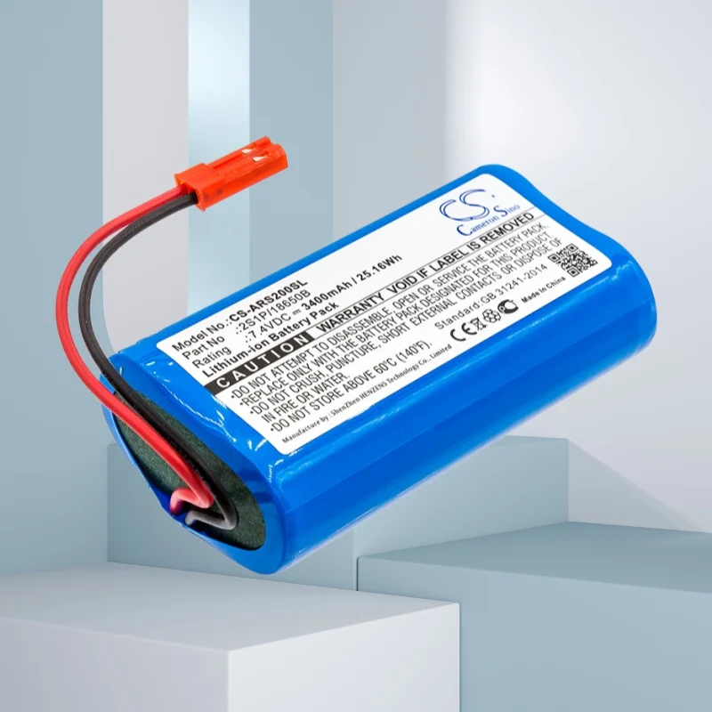 

E-cigarette Battery 3400mAh 2S1P/18650B for Arizer Solo, Solo 2