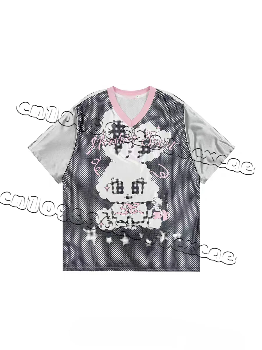 

25/26 Summer New Sports Short Sleeved T-shirt 3D Printed Personalized Quick Drying Large Size Men's and Women's Moto Top