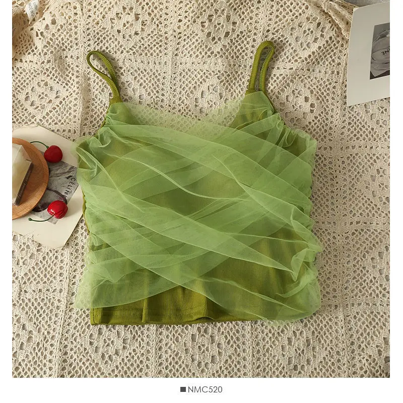 Pure Desire Sexy Me Splice Crop Top Fasciatura Gilet Design estivo Dimagrante ort Lunghezza Ba Esposizione Canotte da donna