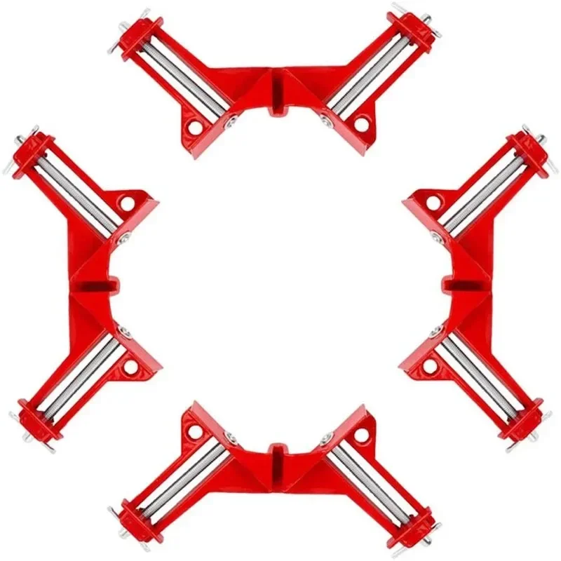 2pcs/4pcs fish tank clampright angle fixing clamp 90° picture frame clamp DIY reinforced aluminum alloy glass woodworking clamp