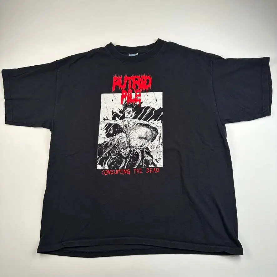 Vintage 90S Putrid Pile T Shirt Xl Consuming The Dead