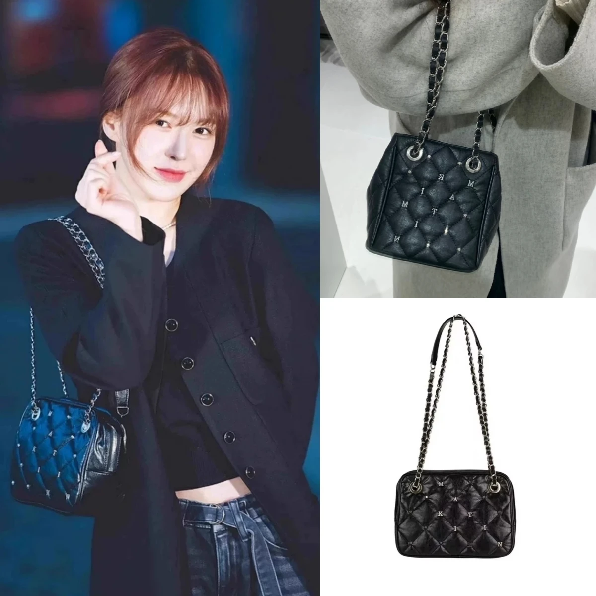 

2025 New Ladies oulder Buet Bag Simple Casual Sle Diamond id Chain Handbag Square ape Non-Waable