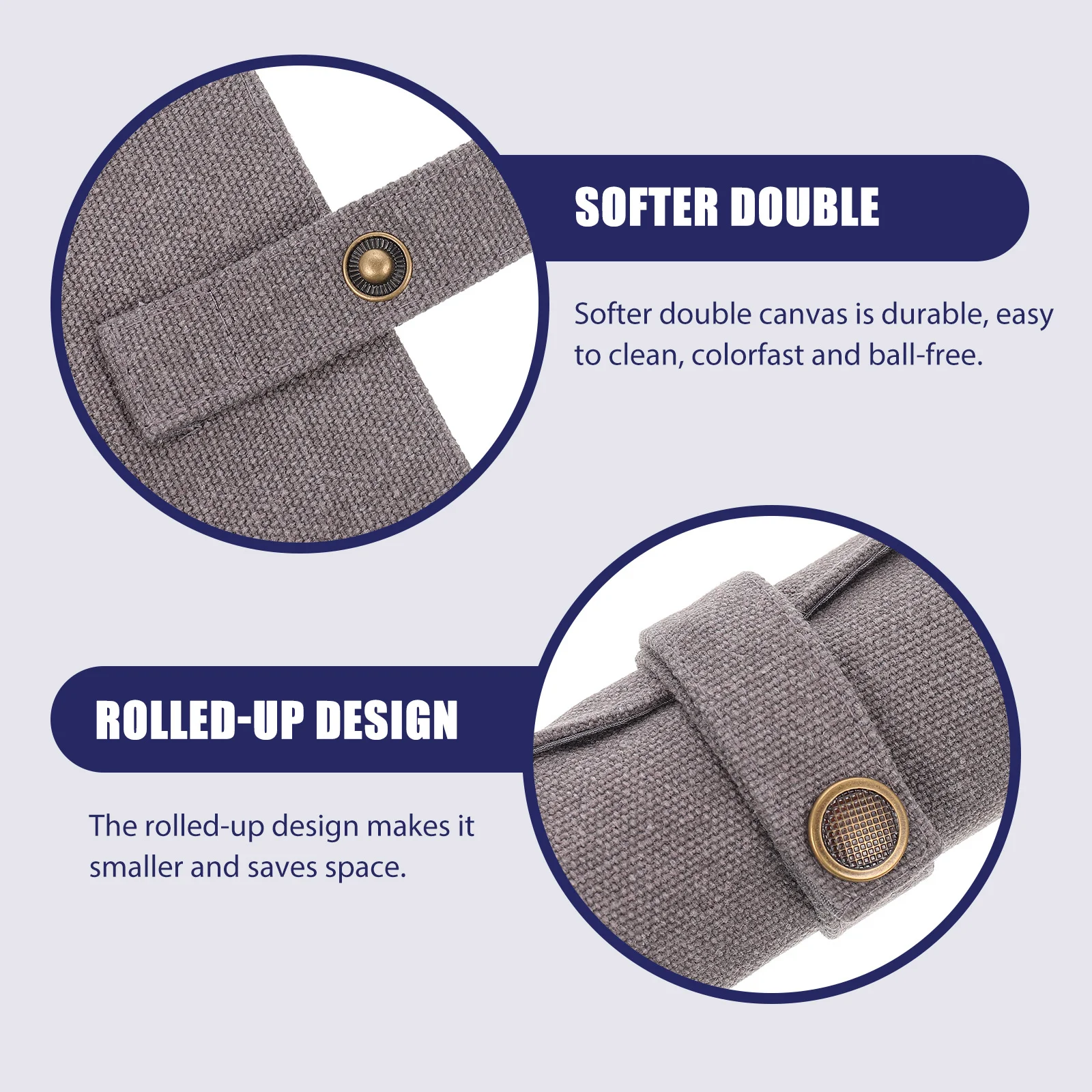 حافظة أقلام رصاص قابلة للطي، حقيبة أقلام قماشية واسعة لتنظيم أقلام الرصاص الملونة، فرش مثالية للاستخدام في استوديو المدرسة المنزلية #2