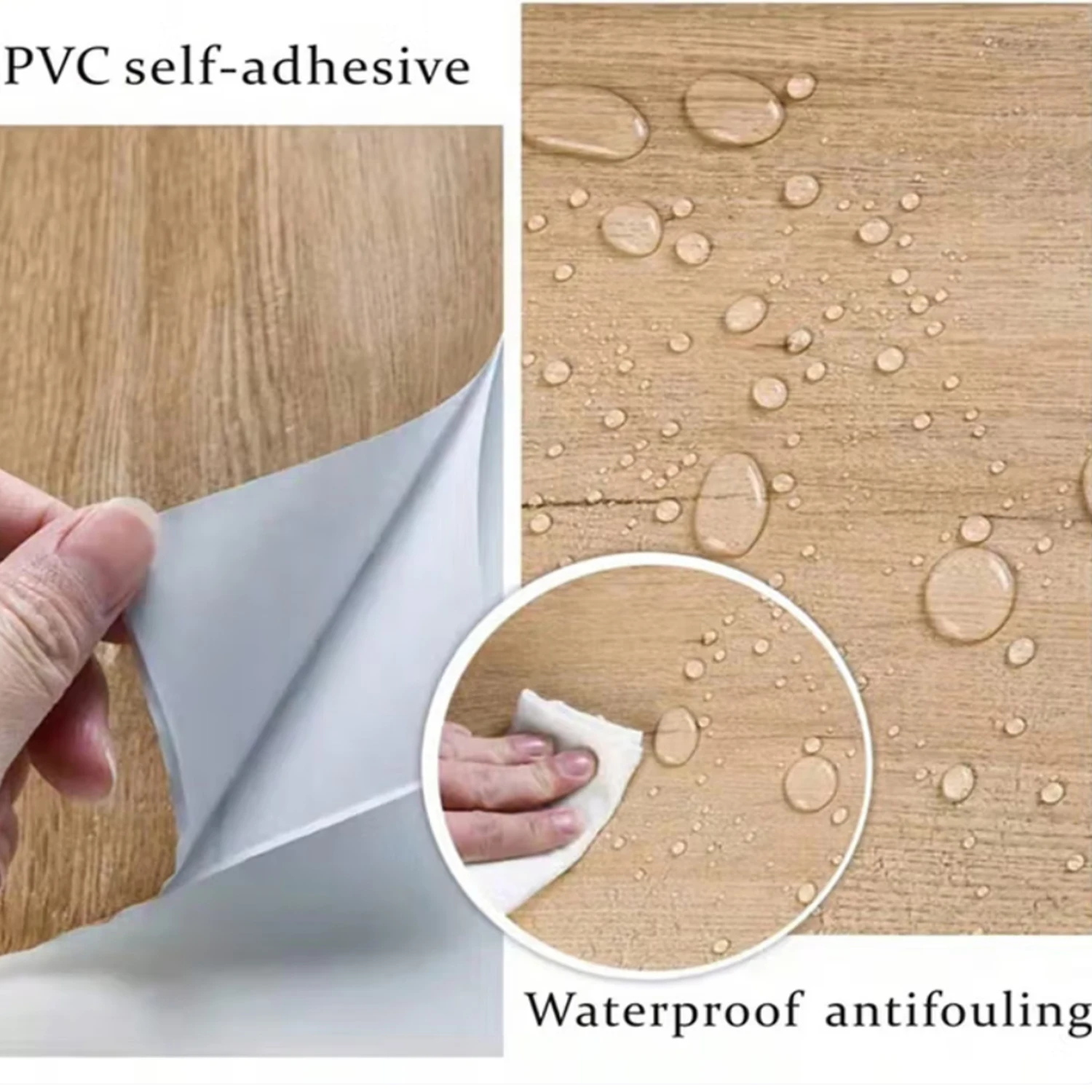 40/55cm Wood Grain Vinyl Wallpaper for Door Wardrobe Cupboard Table Furniture Waterproof Self Adhesive Stickers Home Decor Fil