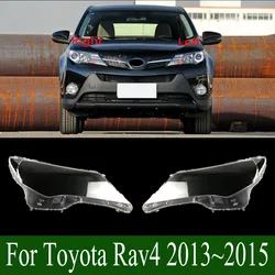 Toyota Rav4 용 전조등 커버, 전등갓 램프 헤드라이트 쉘 렌즈, 플렉시 글라스, 정품 전등갓 교체, 2013 ~ 2015