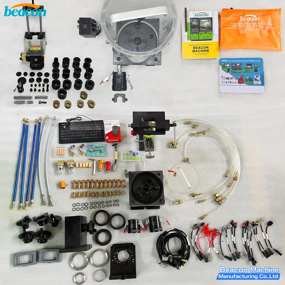 Full-featured Fuel Injection Pump Test Bench Diesel Injector Calibration Common Rail Test Bench for EUI EUP HEUI HEUP