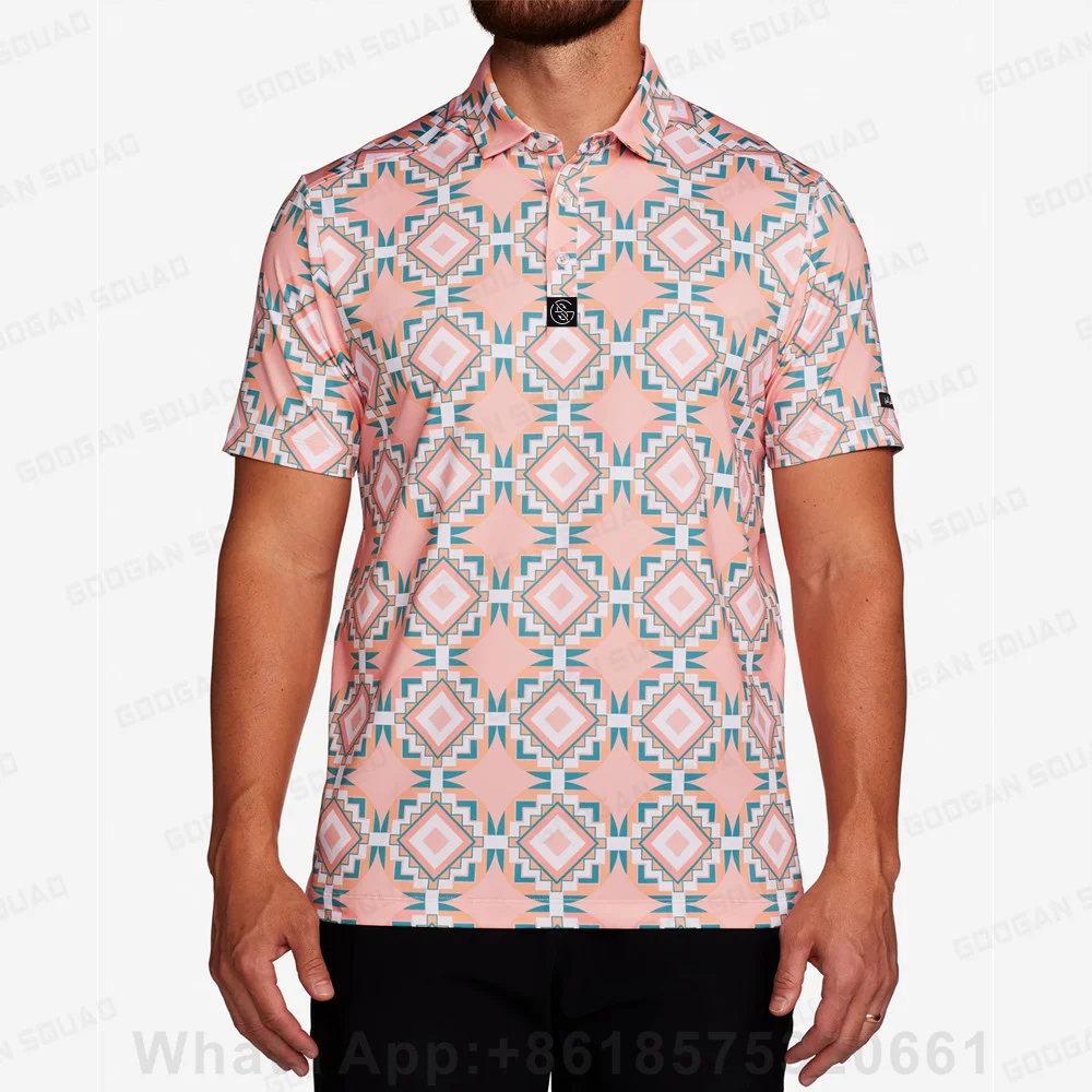 

Kid's Outdoor Sports POLO Golf Shirt Casual Versatile Printed T-shirt Quick-drying Breathable Mtb Jersey Rcing Suit Golf Shirt