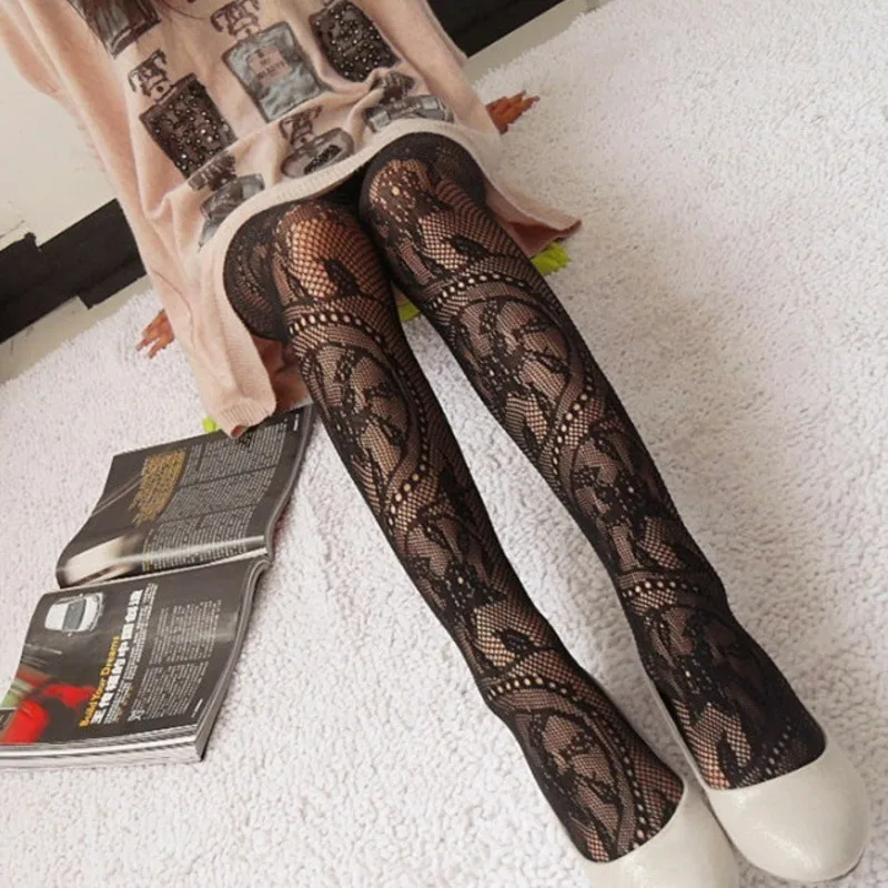 

26 styles Women Sexy Fishnet Pattern Jacquard Leg Warmers Stockings Pantyhose Tights fancy night club 1pcs dww05